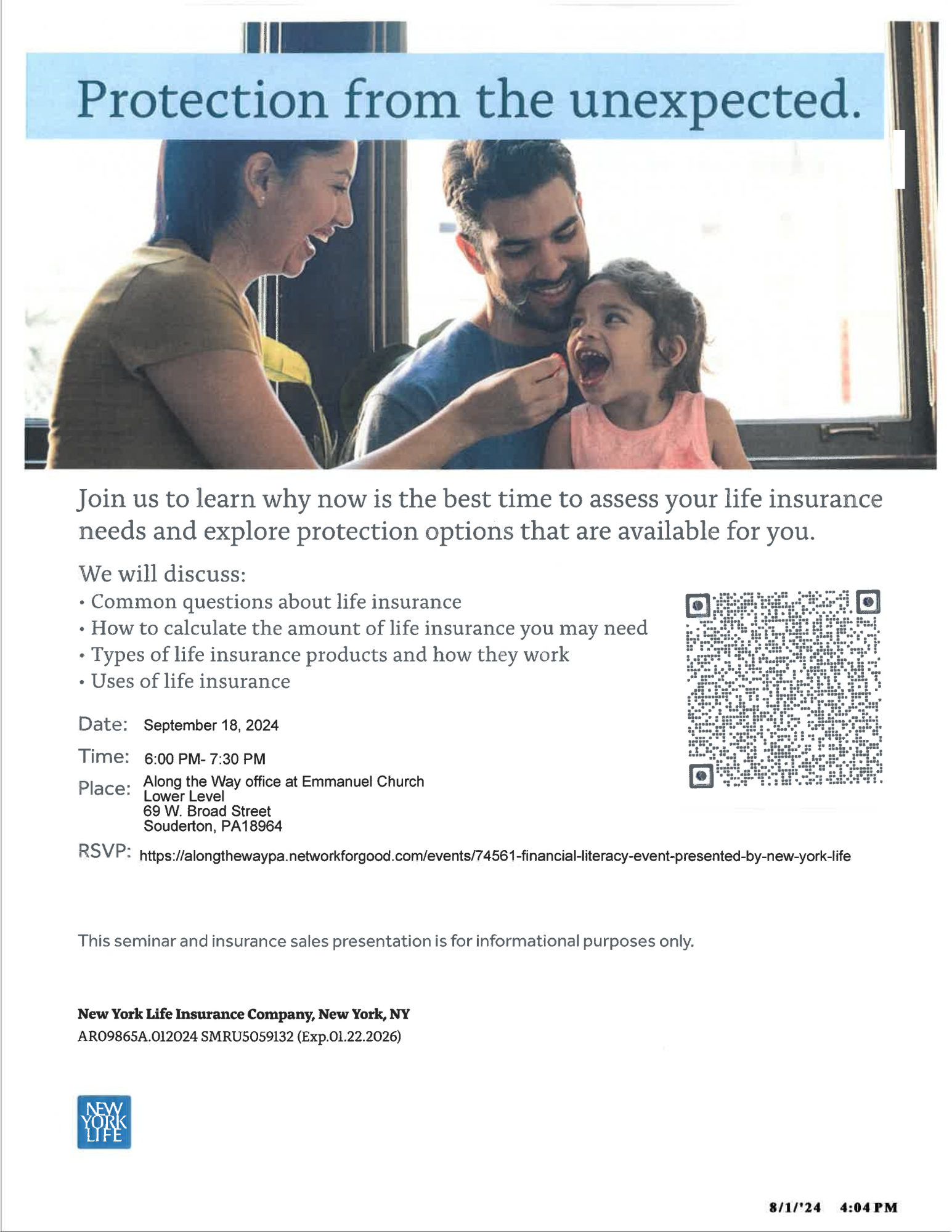 Financial Literacy Event presented by New York Life image