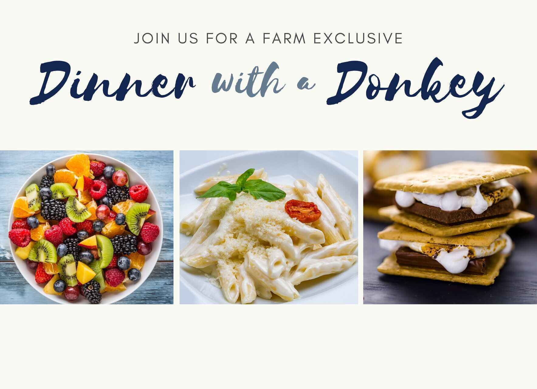 Dinner with a Donkey - November 2nd image