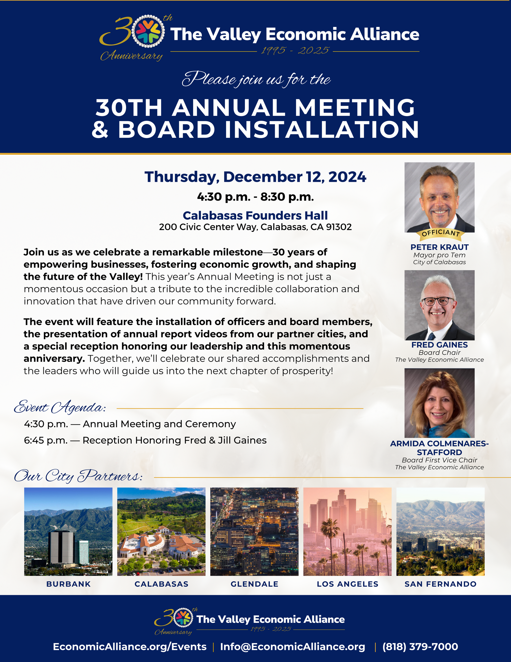  30th Annual Board Meeting & Installation image