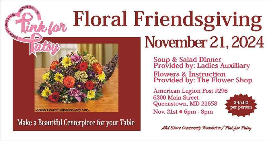 Pink for Patsy Floral Friendsgiving image