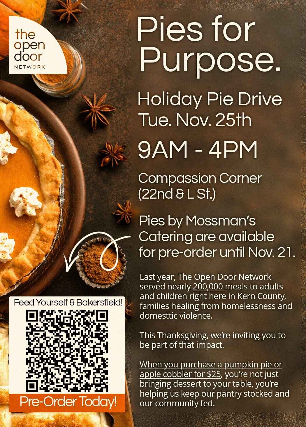 The Open Door Network's Pie Drive image