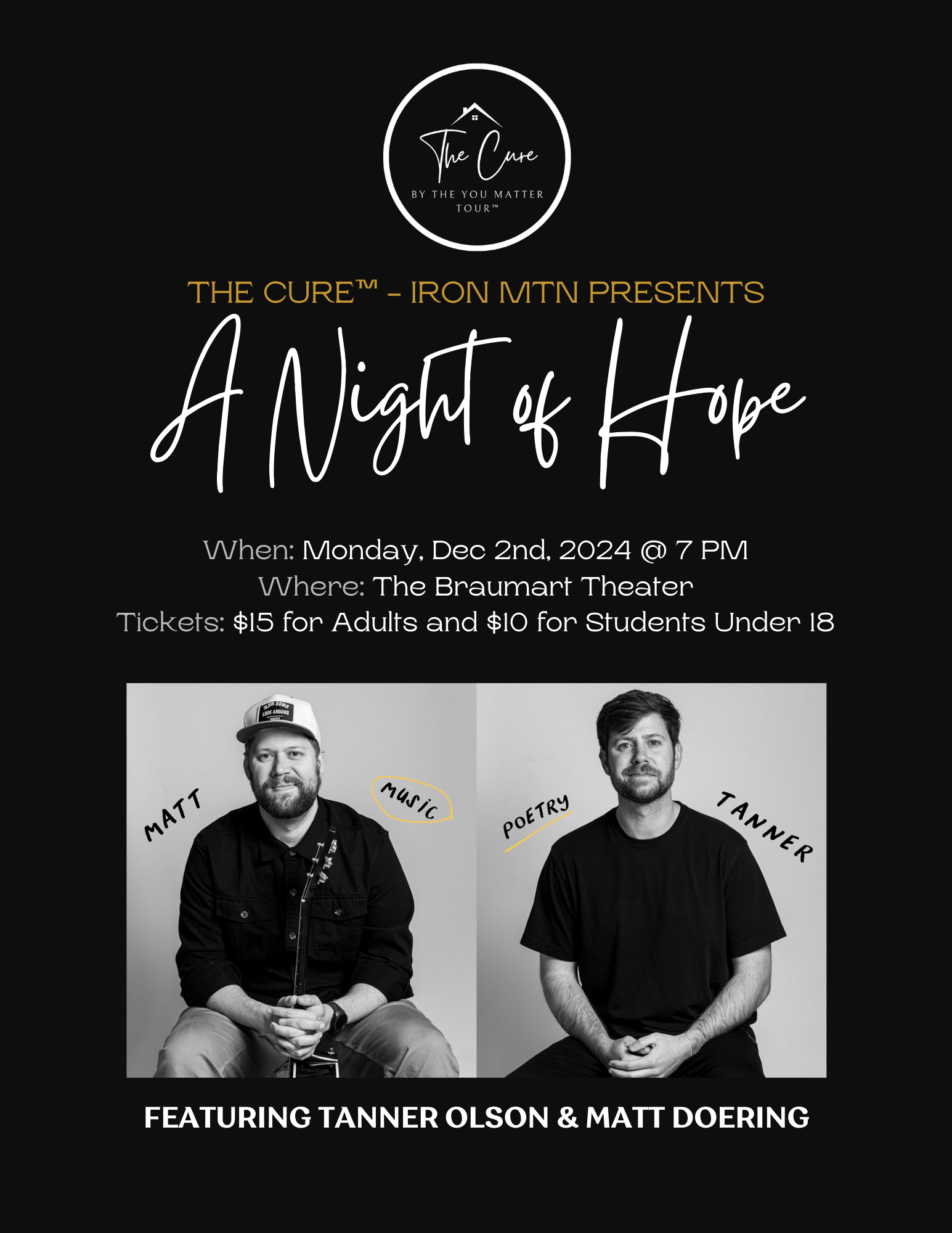 The Cure - Iron Mountain Presents: A Night of Hope image