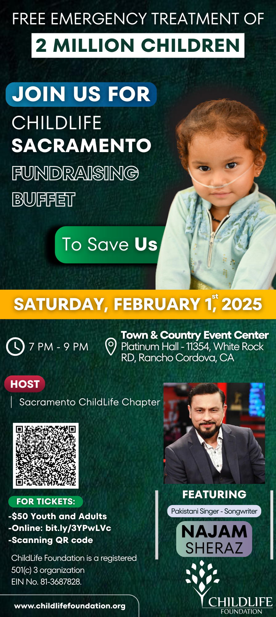 ChildLife Foundation Annual Fundraising Buffet - Sacramento image