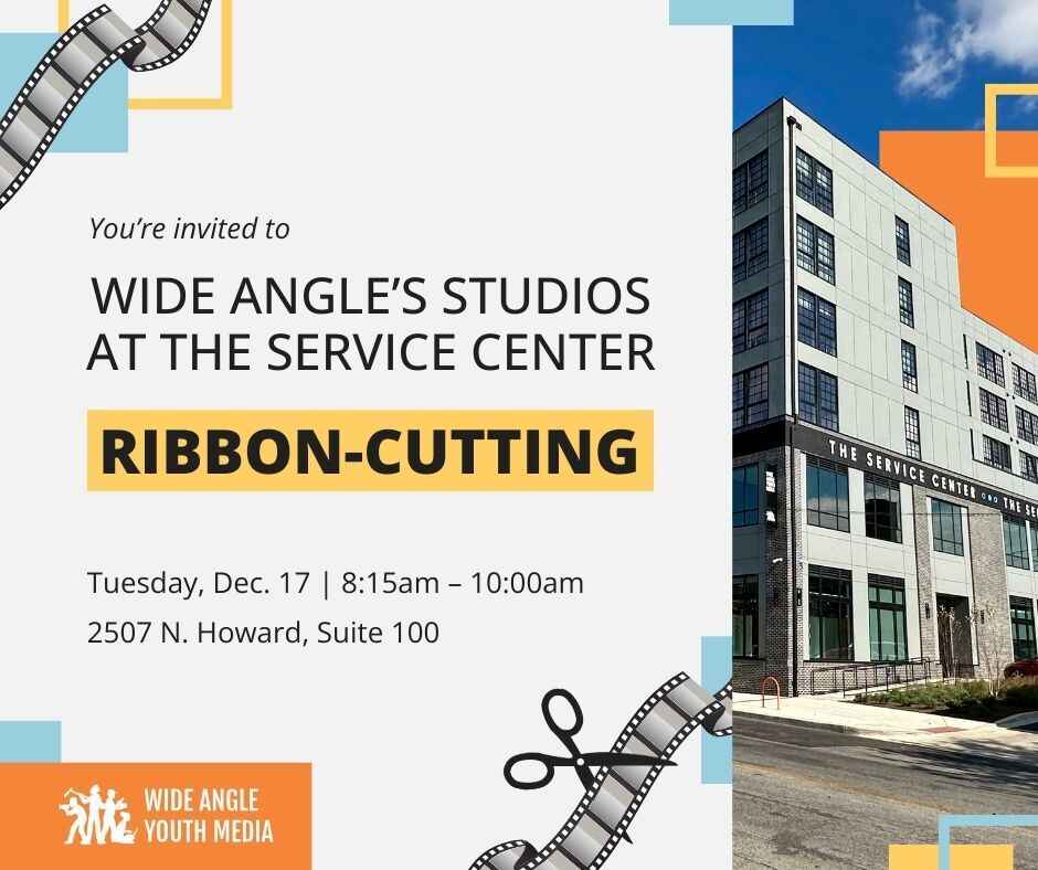 Ribbon-Cutting for Wide Angle's Studios at the Service Center image