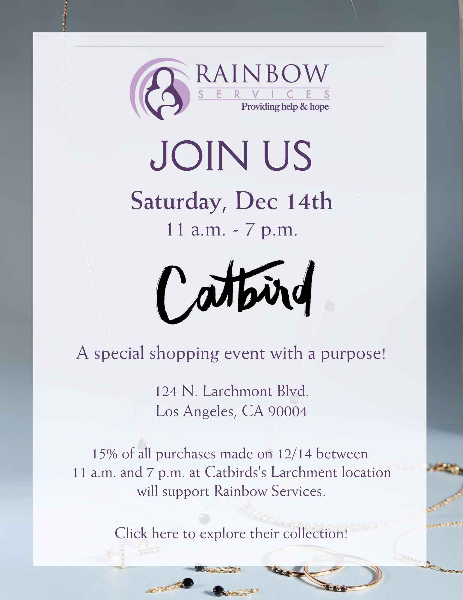 Catbird x Rainbow Services image