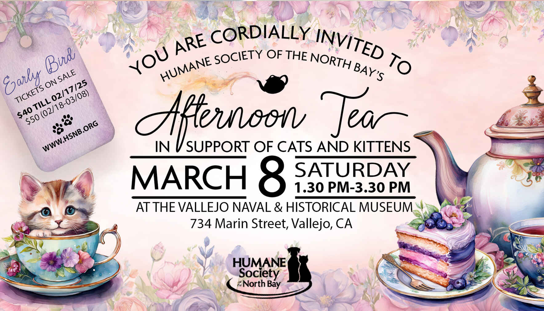 Afternoon Tea for Cats and Kittens image