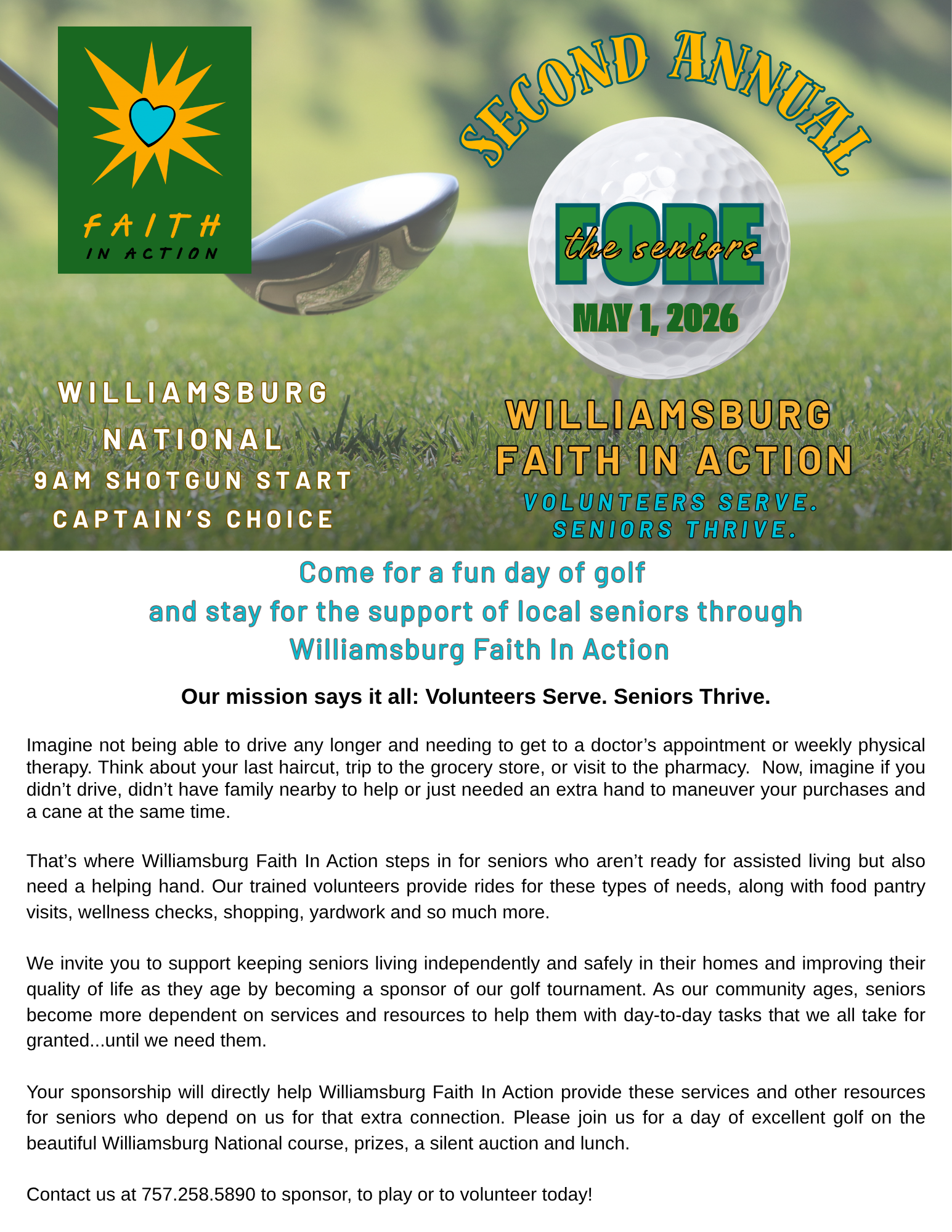 FORE the Seniors 2026 image