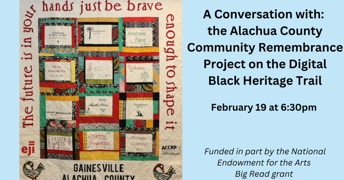 Matheson History Museum Inc A Conversation with the Alachua County