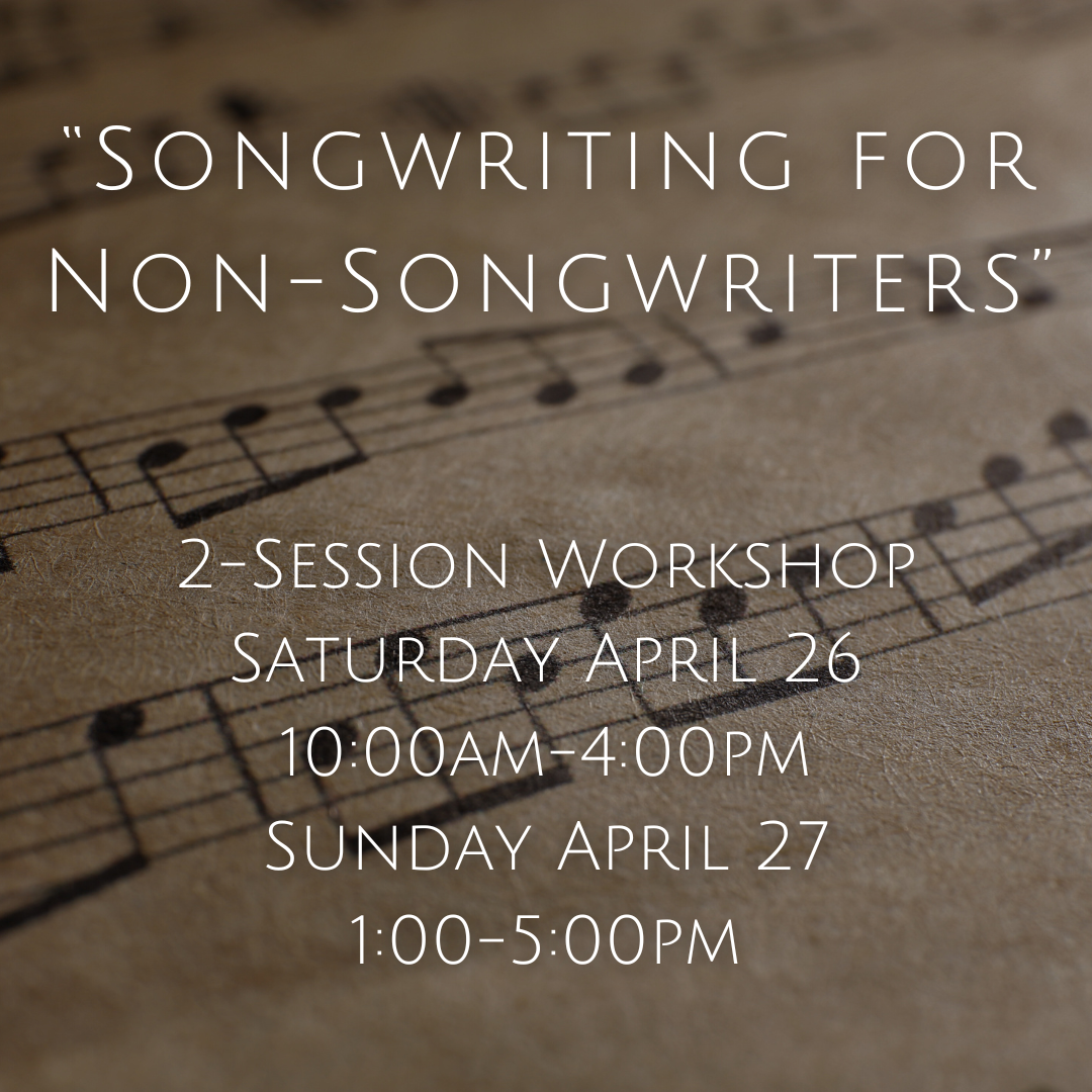 Songwriting for Non-Songwriters with Singer/Songwriter/Poet Mike Turner image
