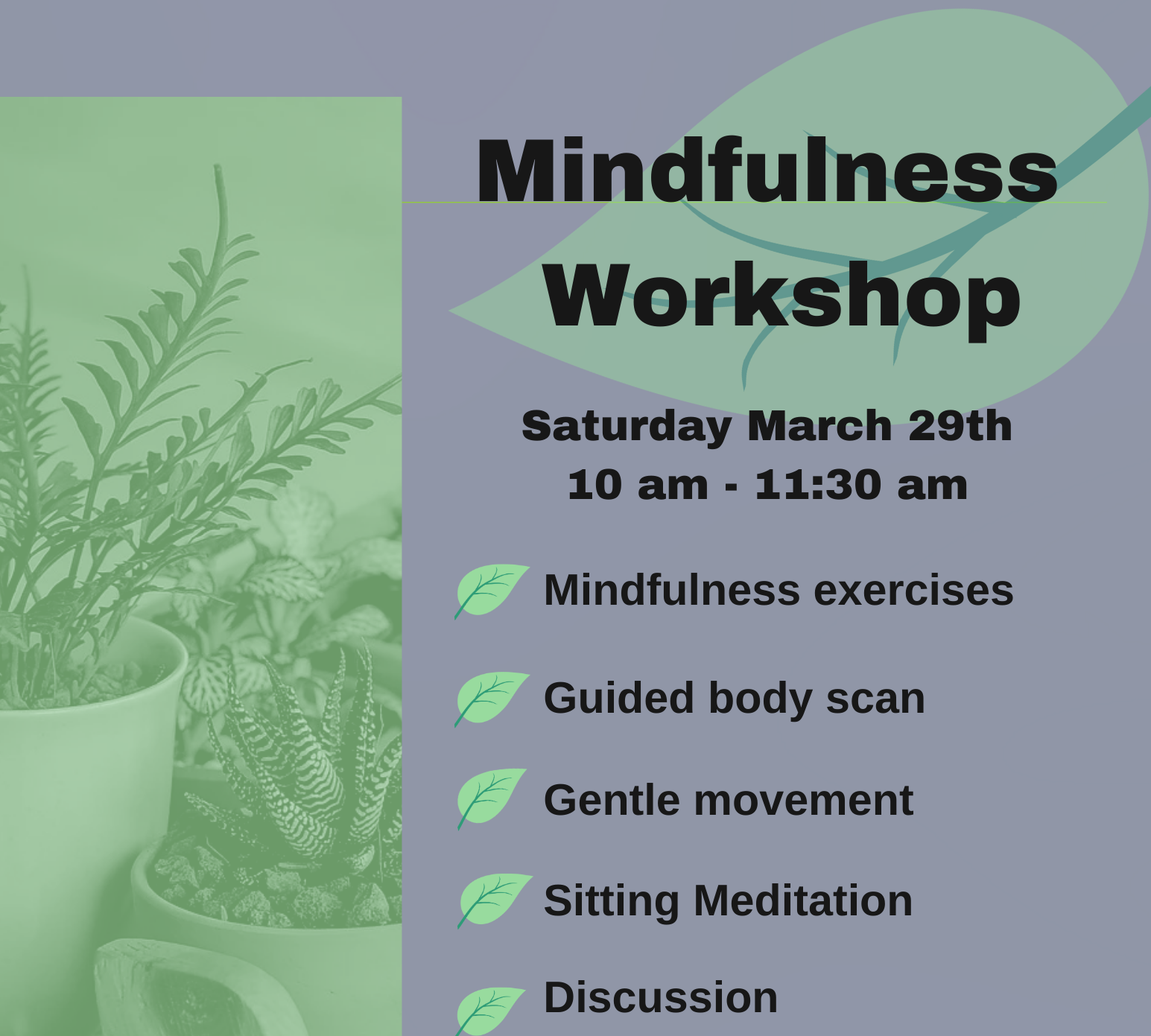 Mindfulness Workshop image