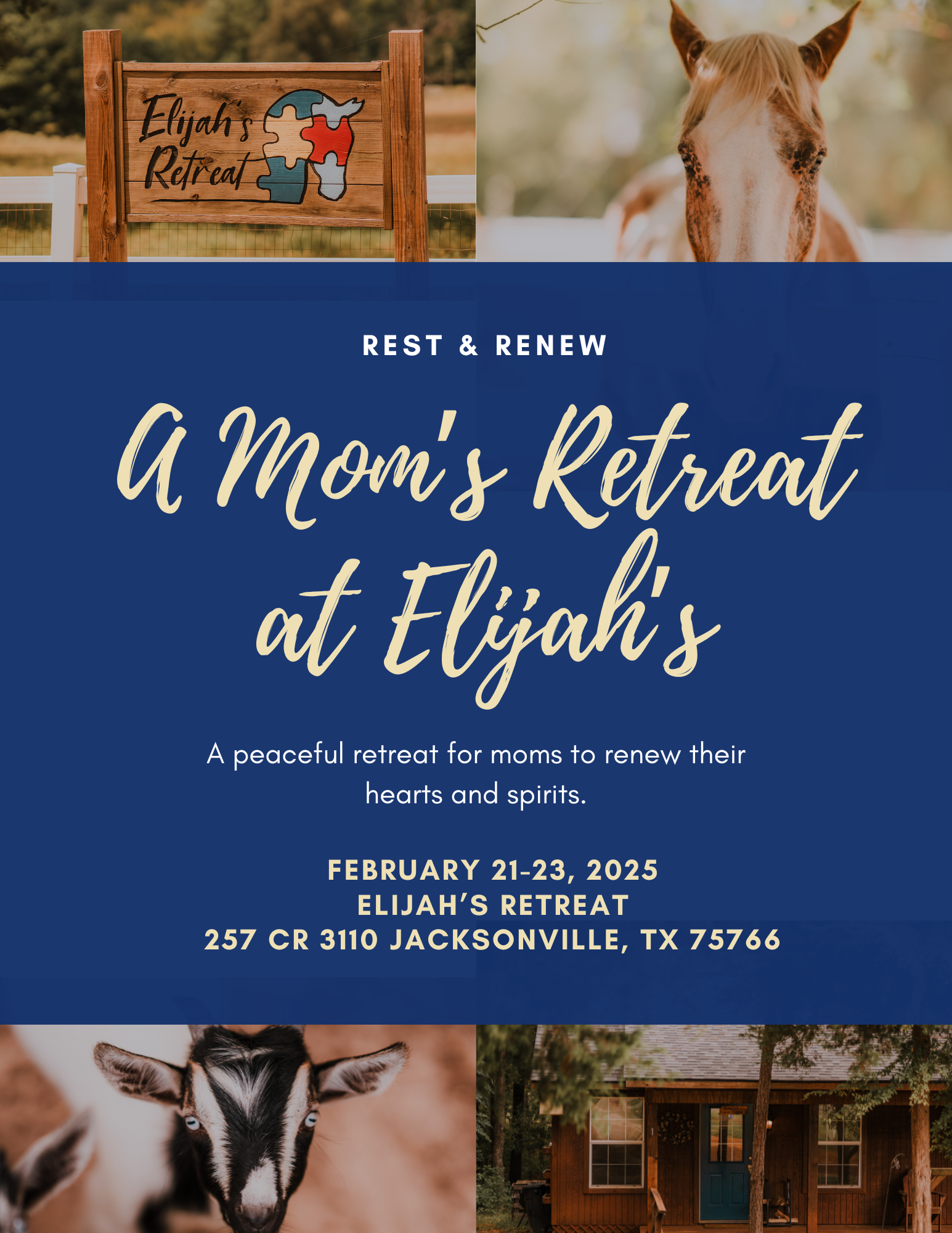 Rest & Renew: A Mom’s Retreat at Elijah’s image