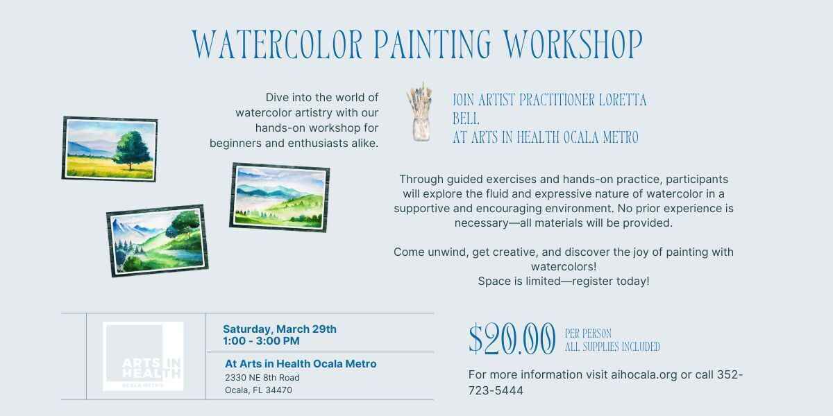 Watercolor Painting Workshop image