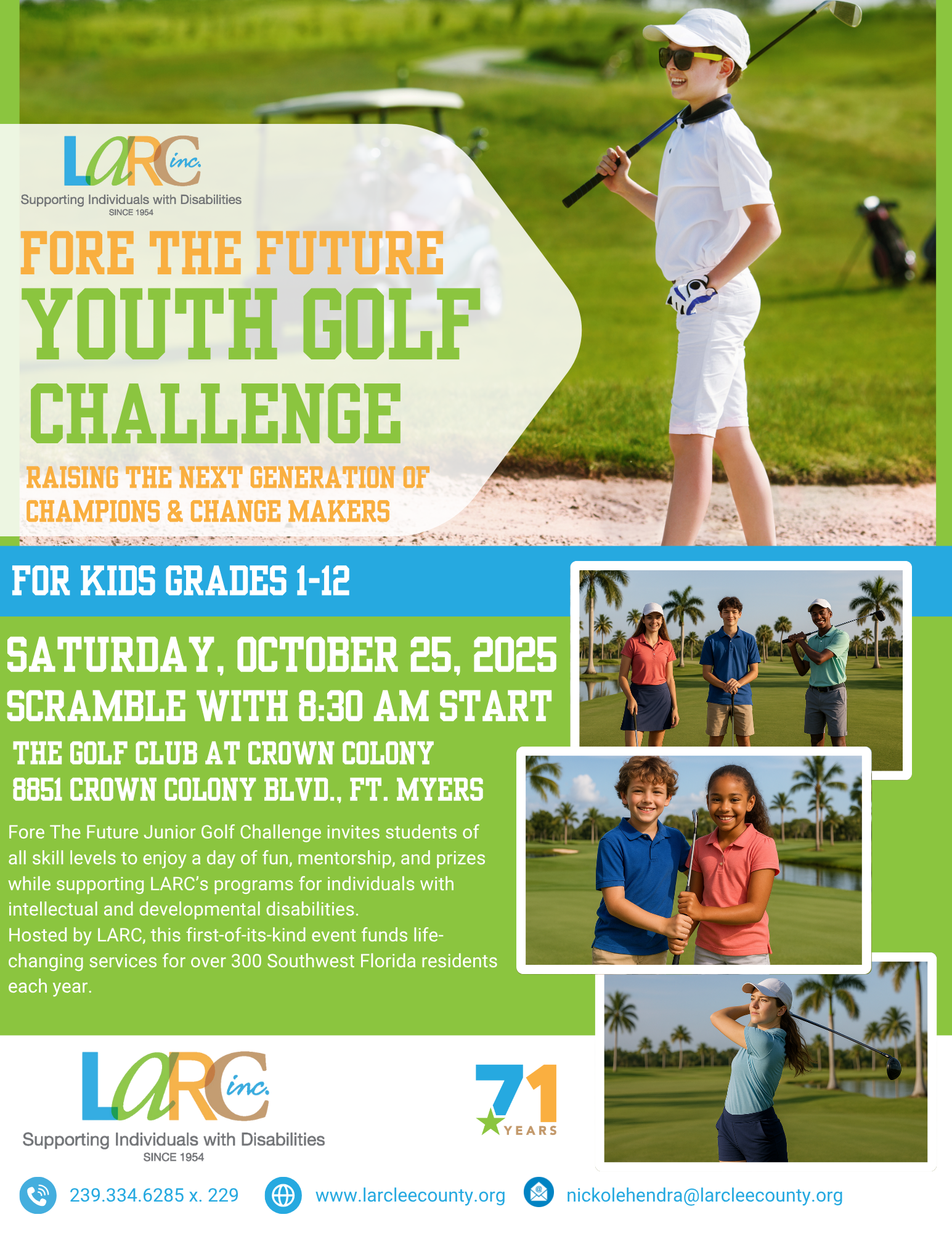 FORE THE FUTURE YOUTH GOLF CHALLENGE image