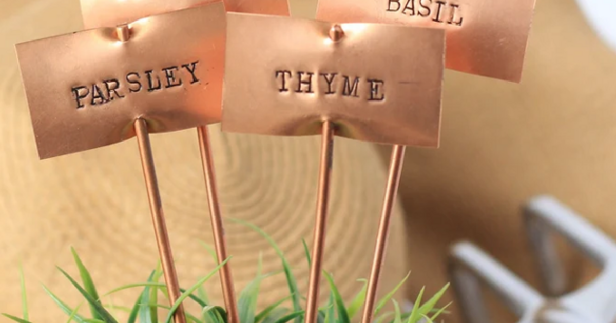 New York Mills Arts Retreat - Stamped Metal Garden Markers Workshop