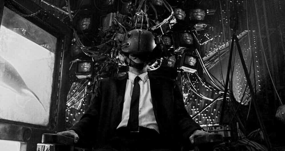 Johnny Mnemonic in B&W image