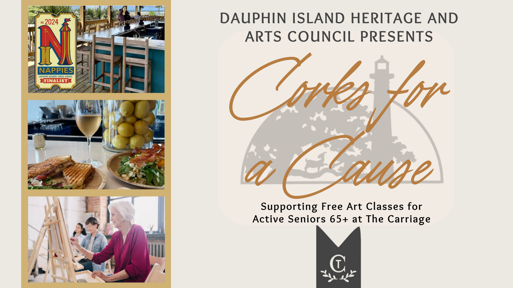 Corks for a Cause: Supporting Art Classes for Seniors at The Carriage image