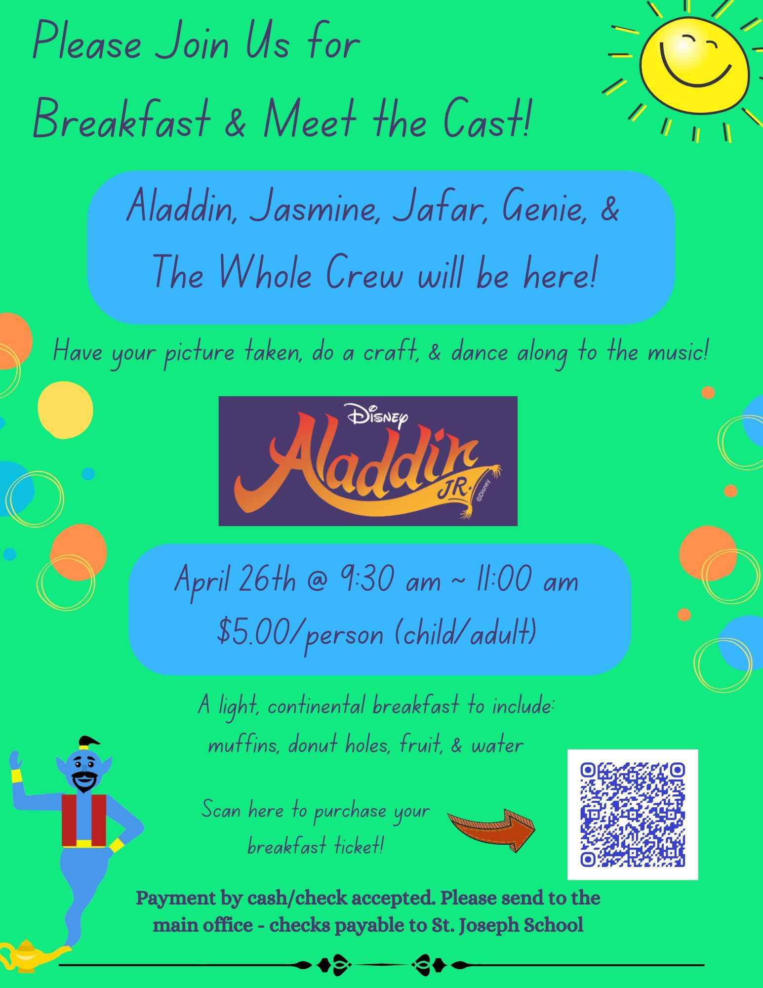 Breakfast with the Aladdin Cast & Crew image