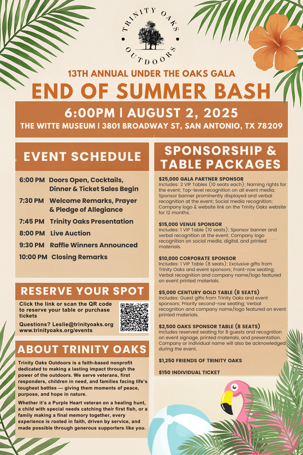 13th Annual Under the Oaks Gala image