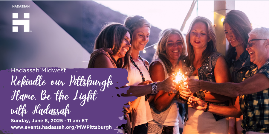 MW - Hadassah Midwest "Rekindle our Pittsburgh Flame, Be the Light with Hadassah" image