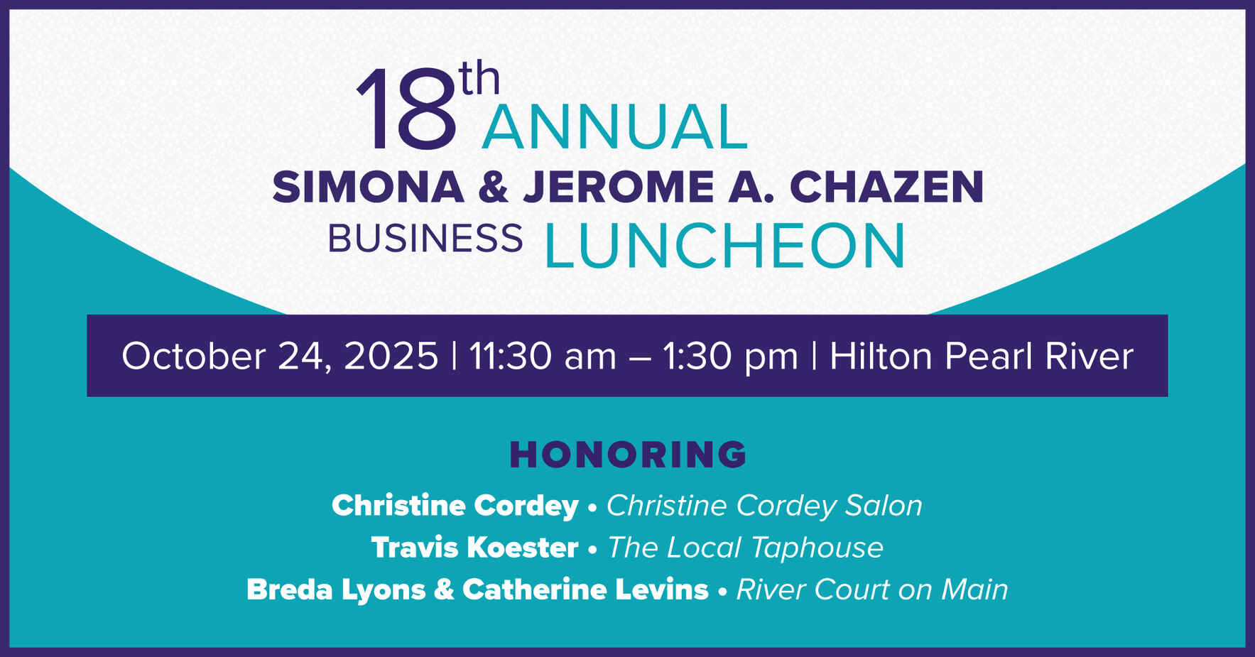 18th Annual Simona & Jerome A. Chazen Business Luncheon image
