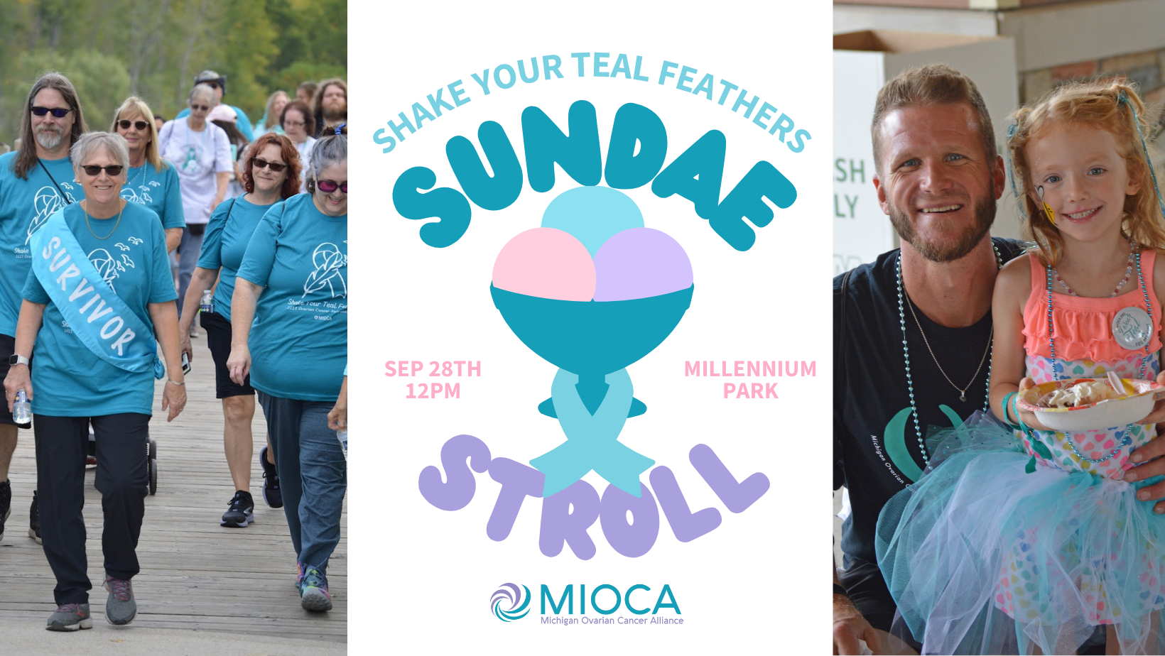 2025 Shake Your Teal Feathers Sundae Stroll image