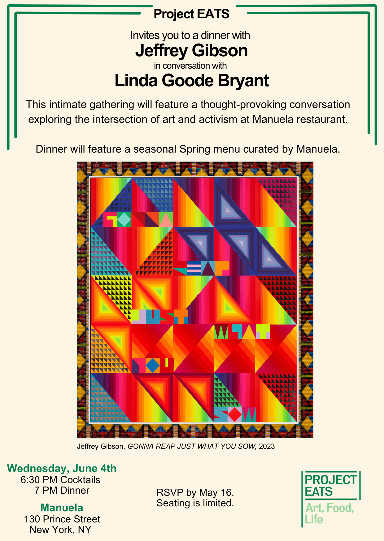 Spring Art Dinner image