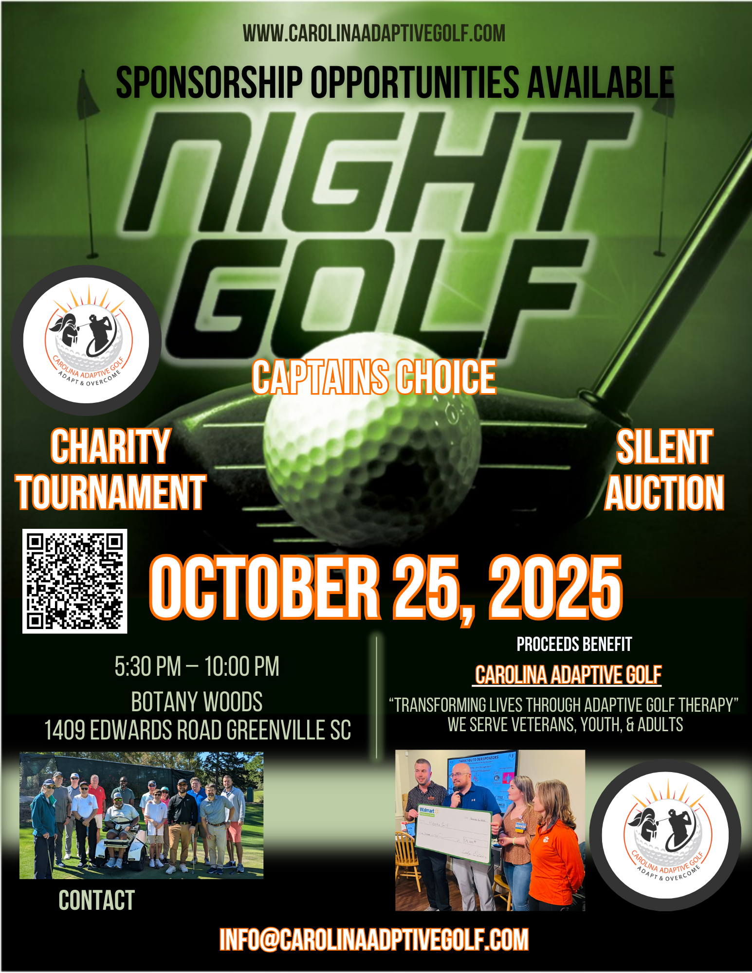 Night Golf & Silent Auction Charity Fundraiser image