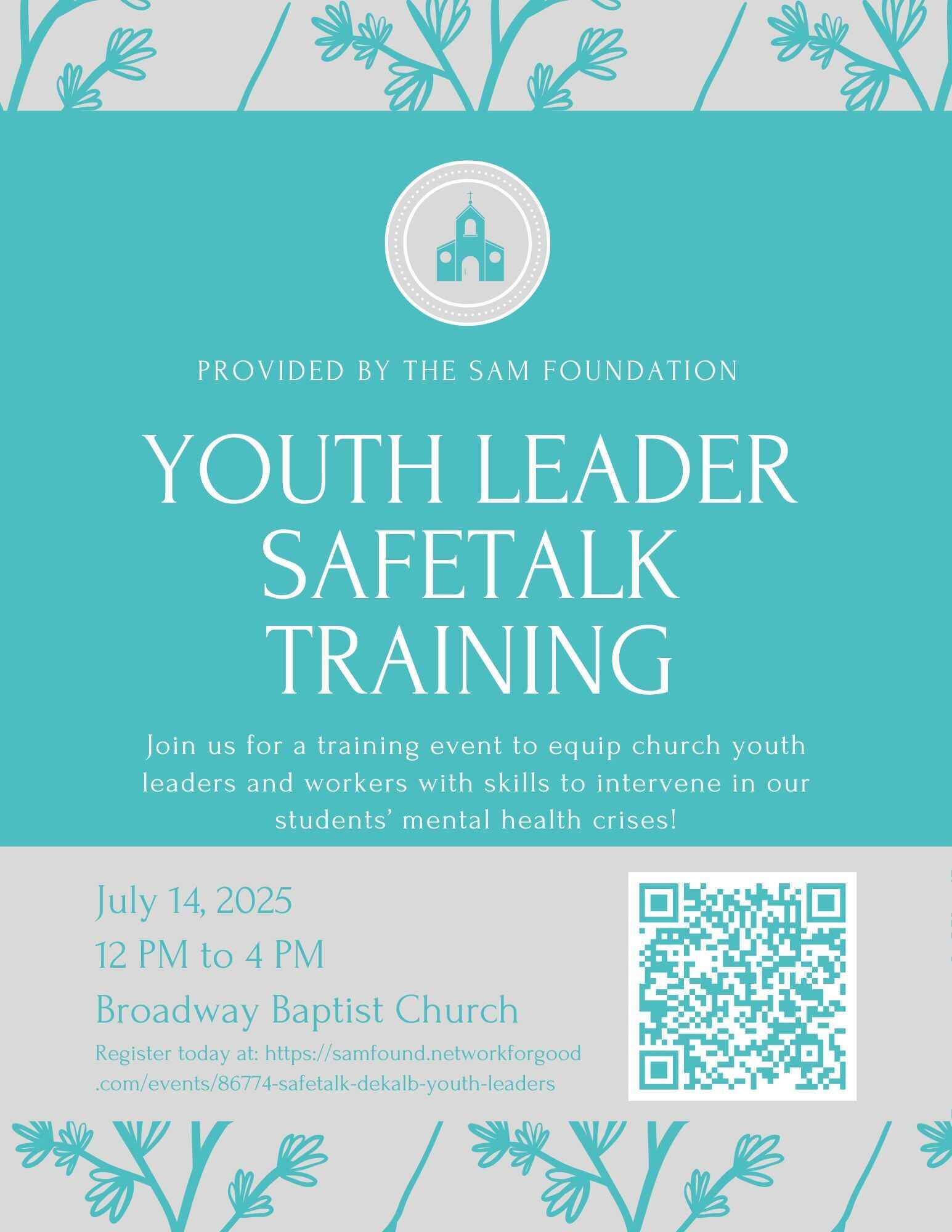 safeTALK DeKalb Youth Leaders image