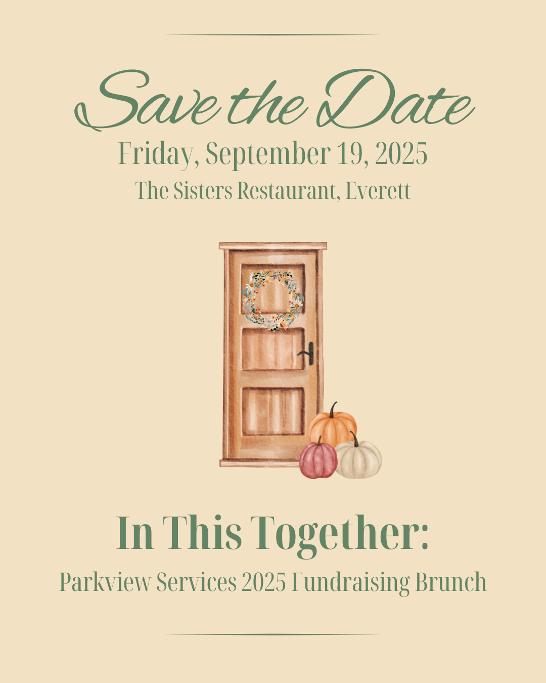 In This Together: Parkview Services 2025 Fundraising Brunch image