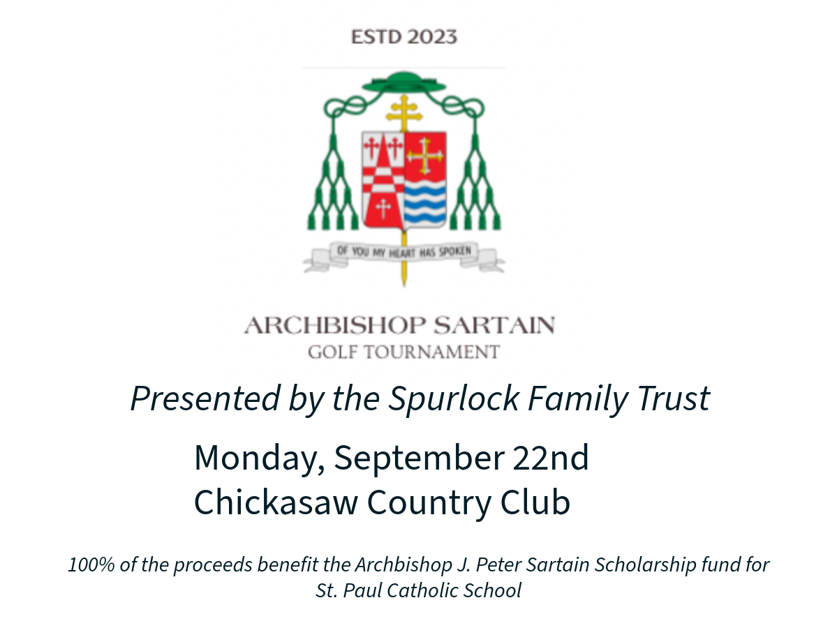 Archbishop Peter Sartain Golf Tournament Presented by the Spurlock Family Trust image