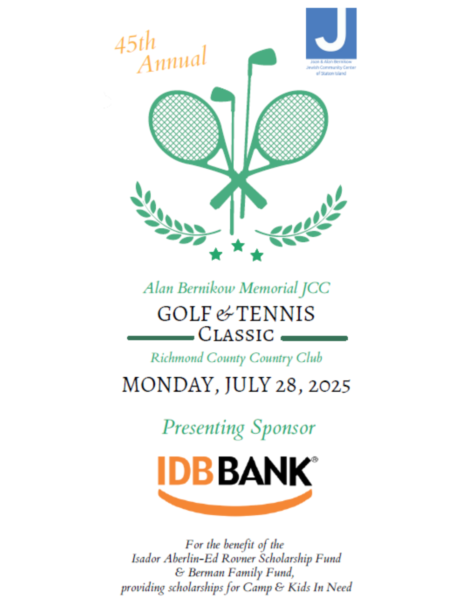 Alan Bernikow Memorial JCC Golf & Tennis Classic 2025 image