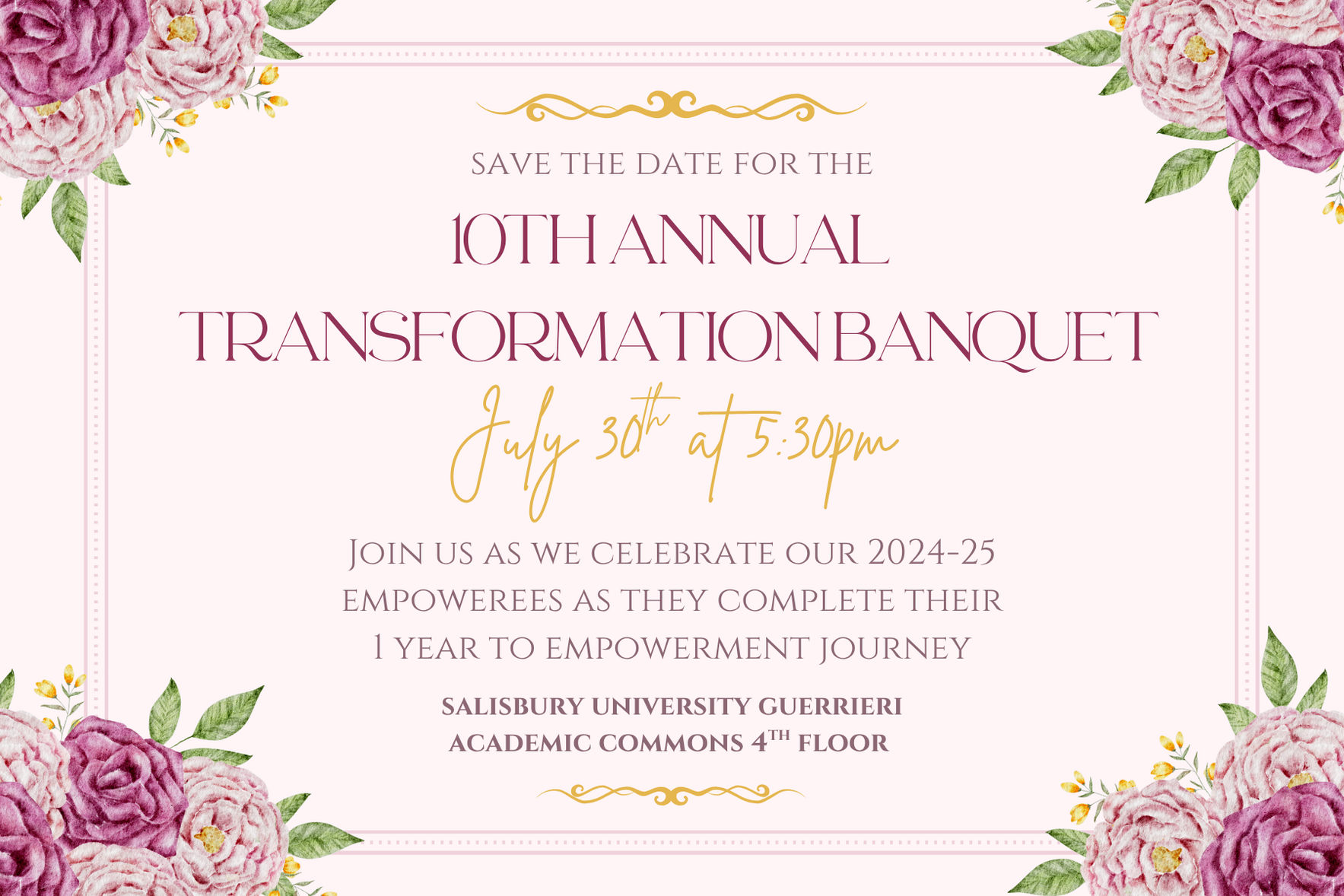 10th Annual Transformation Banquet image
