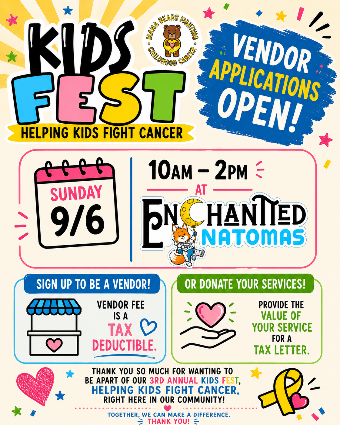 Kids Fest Vendor Registration image