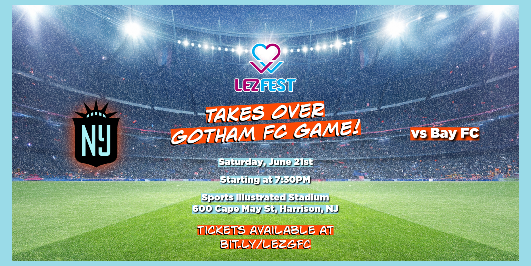 LezFest x Gotham FC Game image