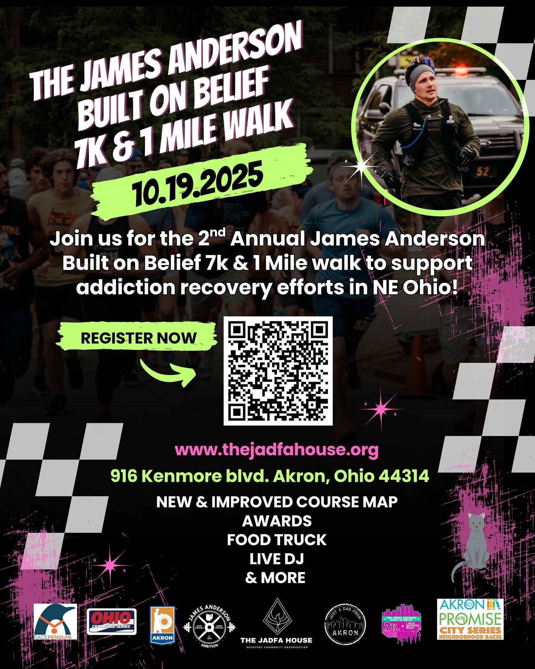 The James Anderson Built on Belief 7k & 1 Mile Walk for Recovery  image