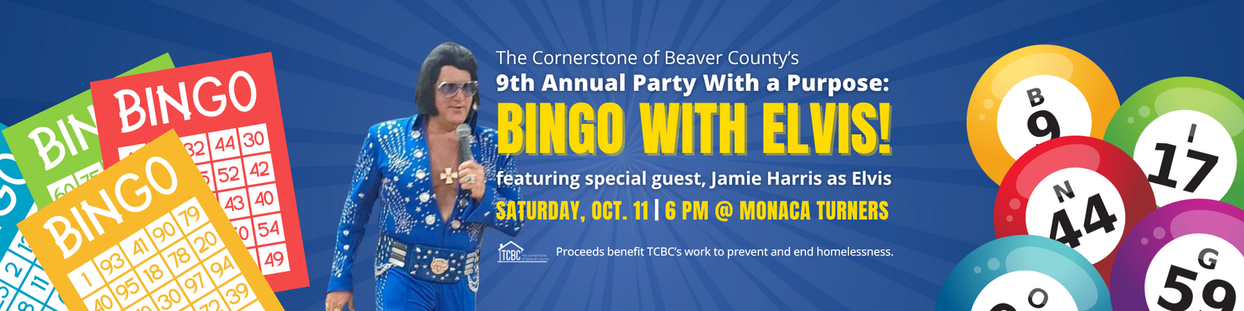 9th Annual Party with A Purpose: BINGO WITH ELVIS! image