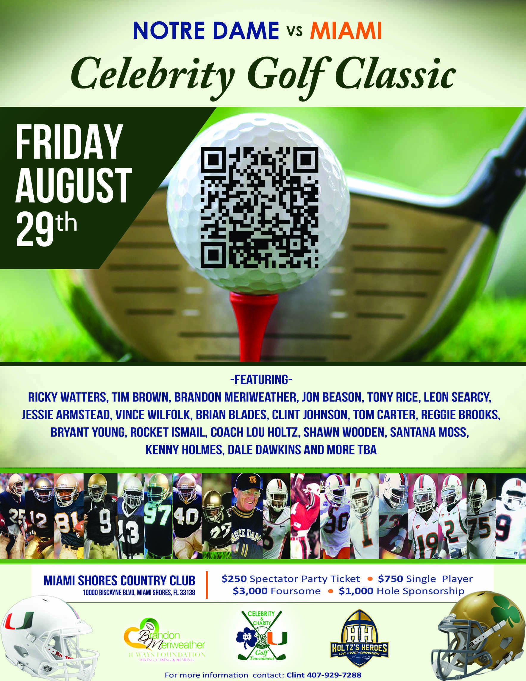 Notre Dame VS Miami Charity Golf Tournament image