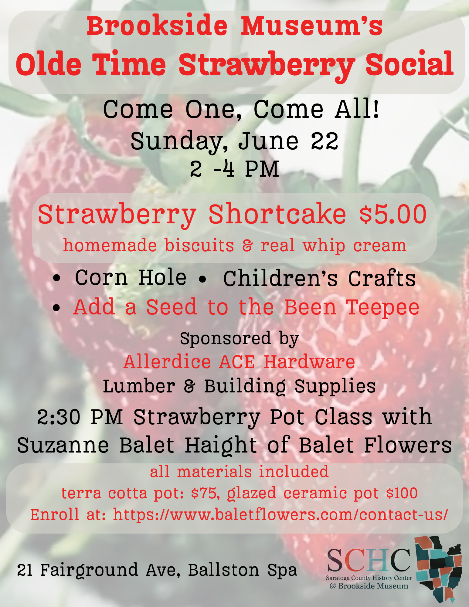 Olde Time Strawberry Social image