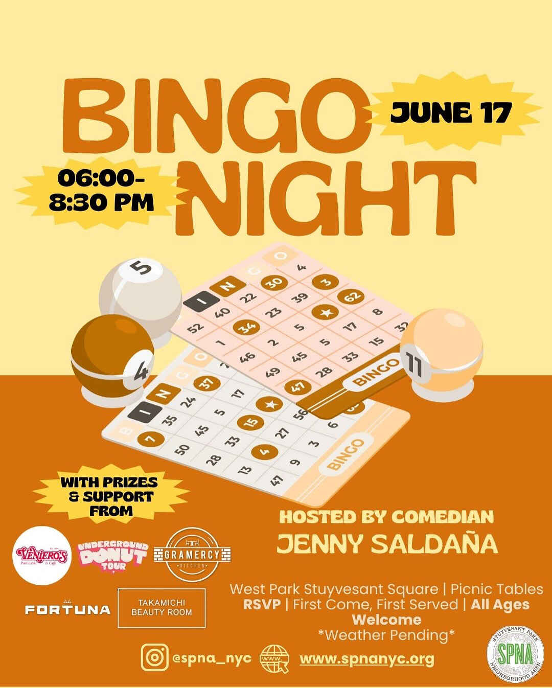 Bingo Night with Jenny - June 17, 2025 image