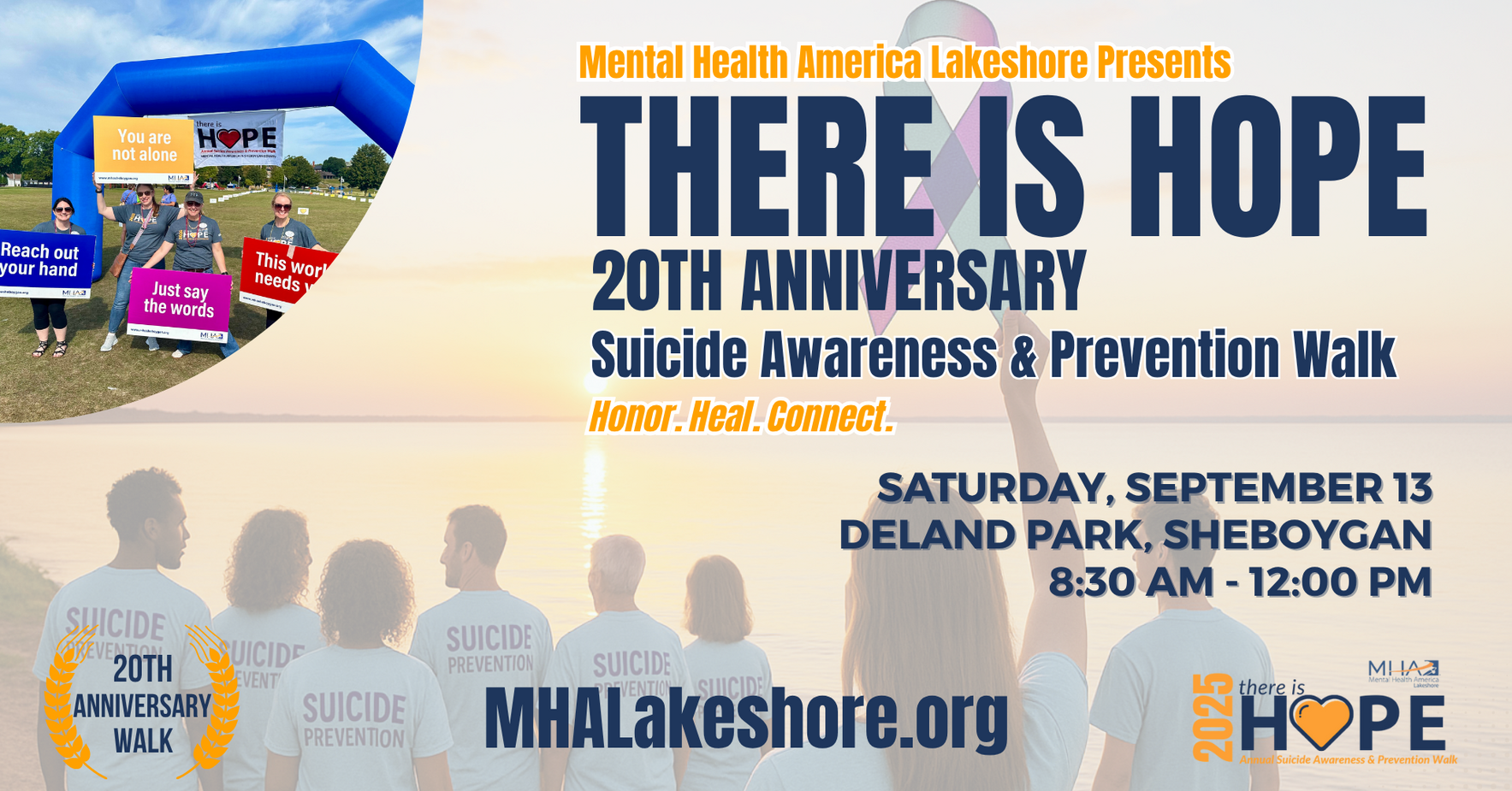 20th Anniversary There Is HOPE Suicide Awareness Walk image