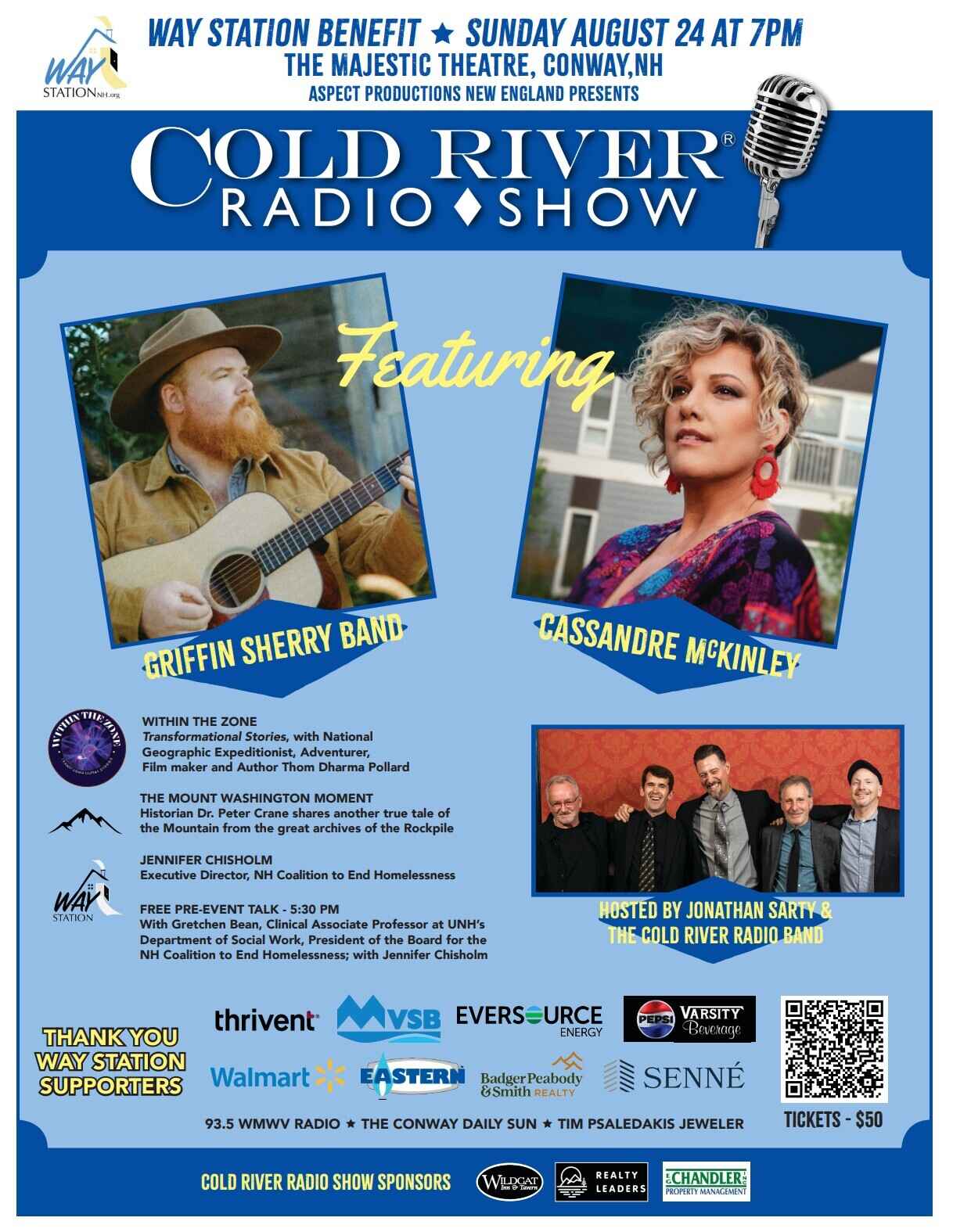 Cold River Radio Show to Benefit Way Station image