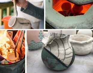 2025-P07/08 - Raku Firing - Todd Starr, Michael Graham and Grey Barona image