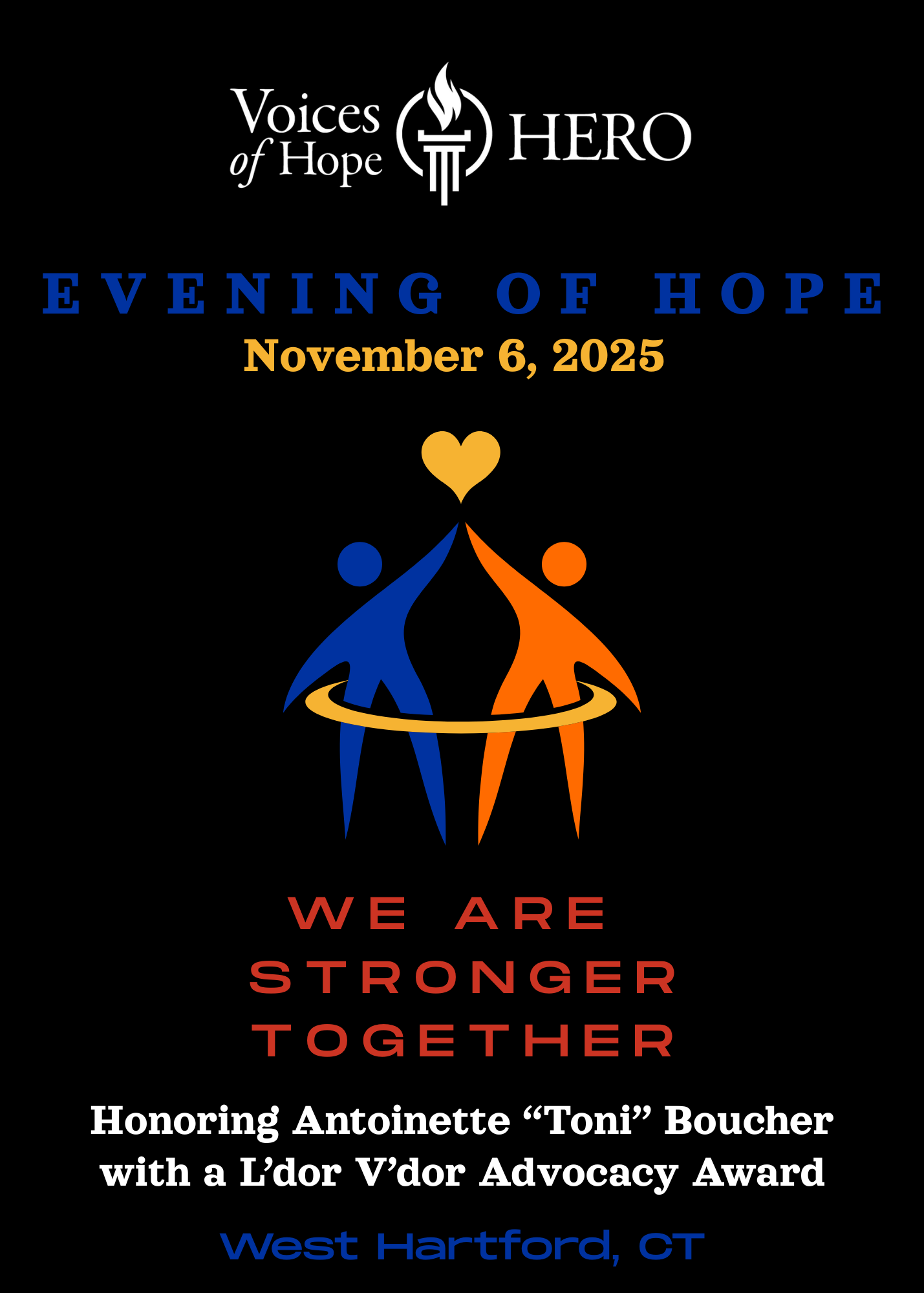 2025 Evening of Hope - We Are Stronger Together image