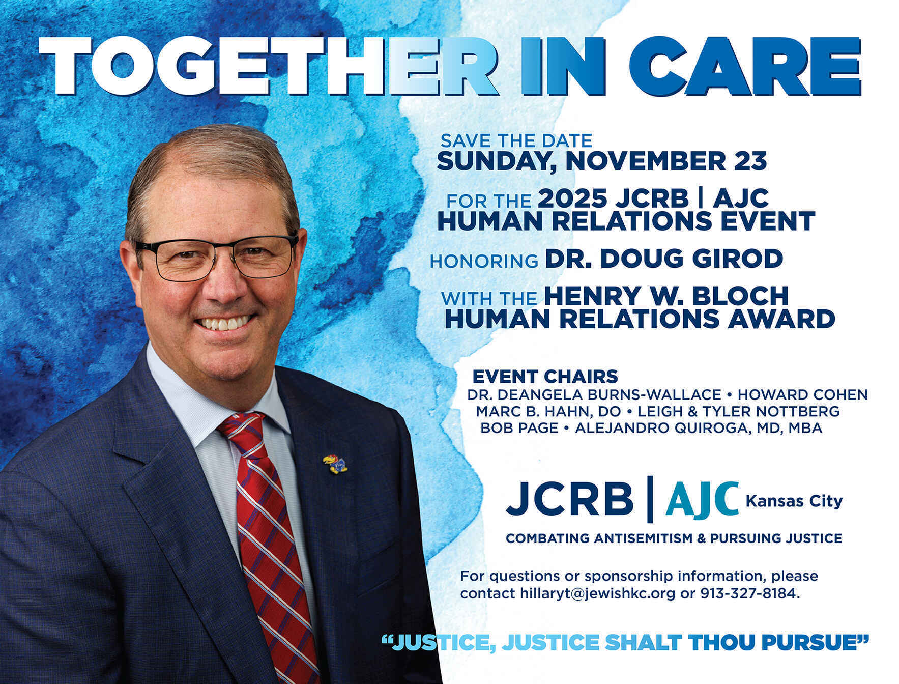 2025 Henry W. Bloch Human Relations Event honoring Dr. Doug Girod image