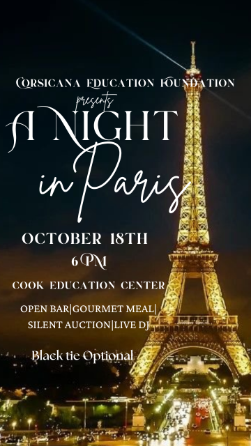 Corsicana Education Foundation: A Night in Paris image