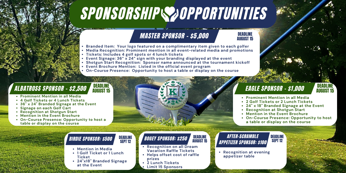 2025 Sponsorship Opportunities: Voluntary Action Center's Tom Zucker Memorial Golf Outing image