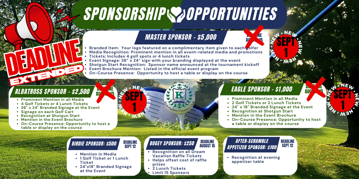 2025 Sponsorship Opportunities: Voluntary Action Center's Tom Zucker Memorial Golf Outing image