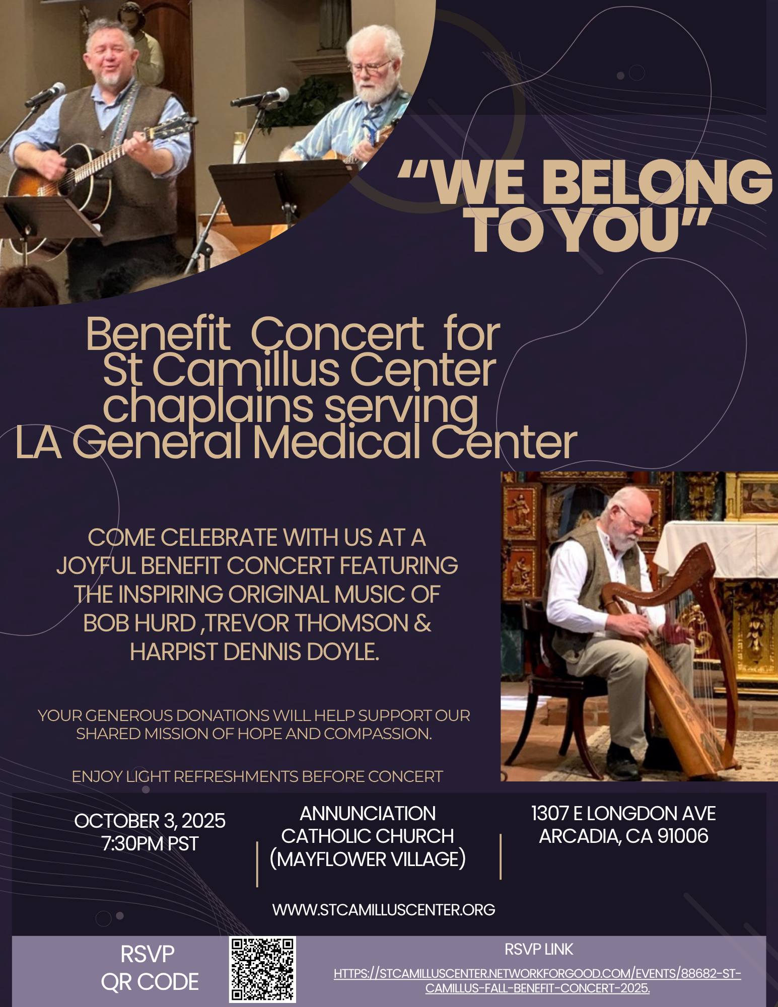 St Camillus Fall Benefit Concert 2025 image