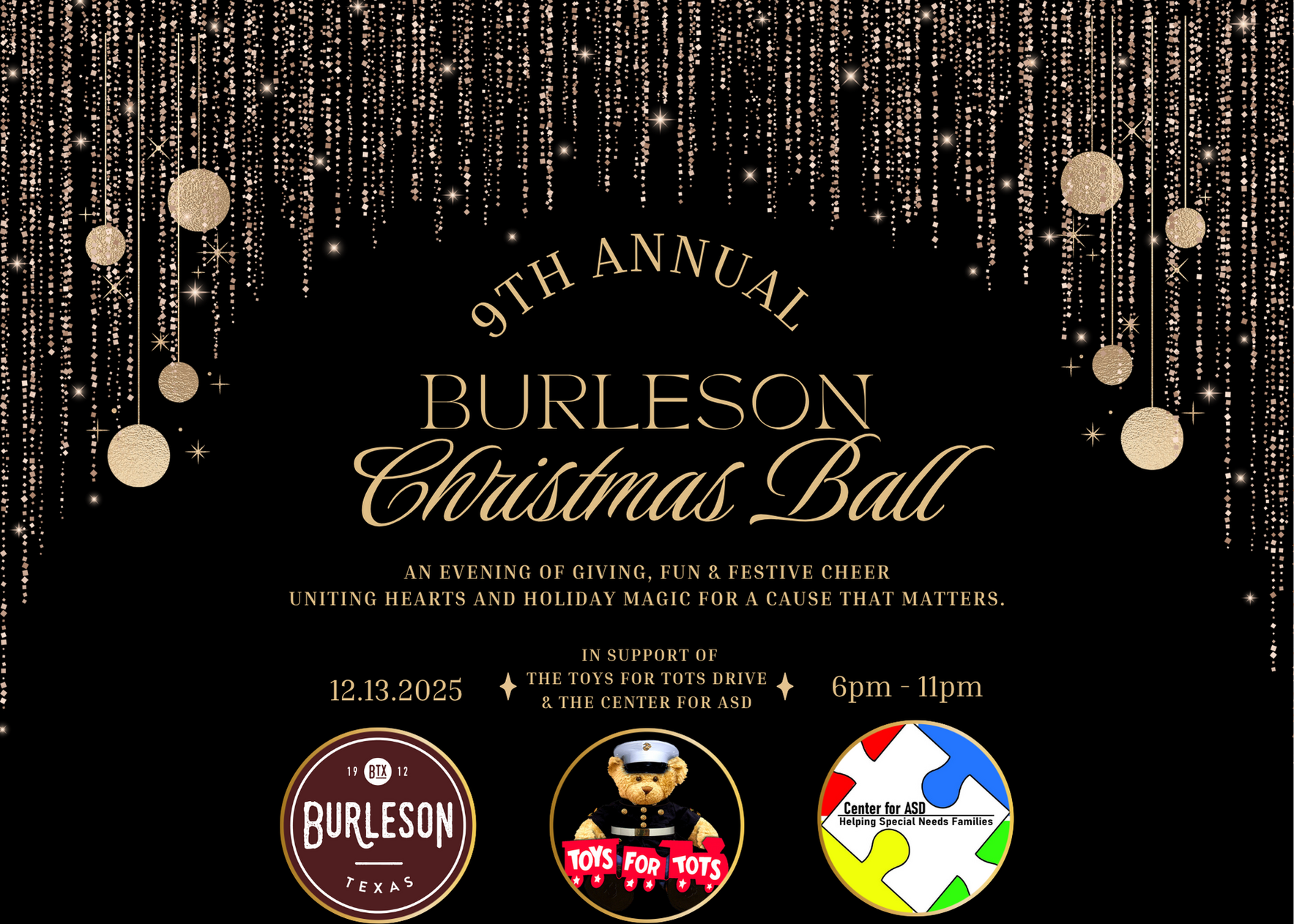 9th Annual Burleson Christmas Ball  image