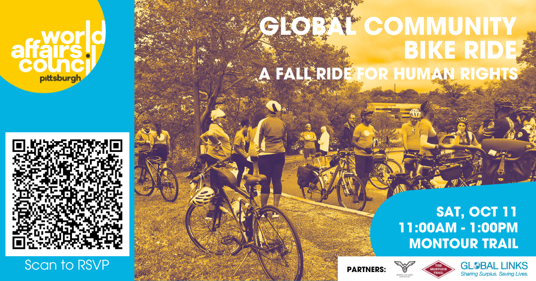 October 11th Global Community Bike Ride: A Fall Ride for Human Rights image